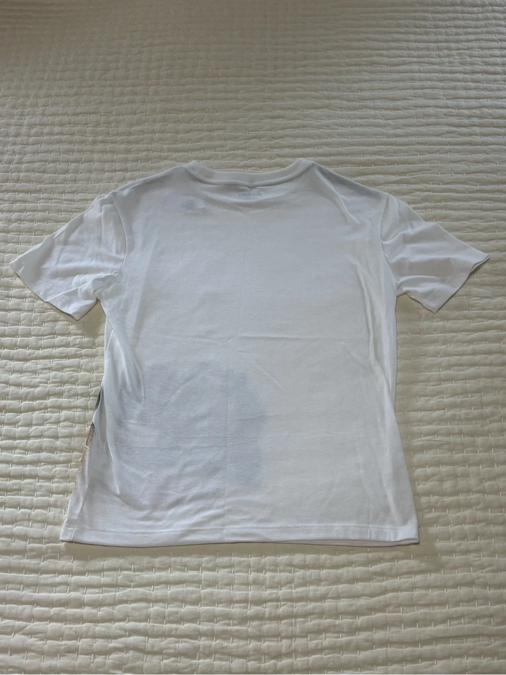 Old Navy White Tee with Yellow & Black Off-Road Truck Graphic